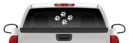 Coyote Tracks Sticker – Paw Print Predator Hunting Vinyl Decal