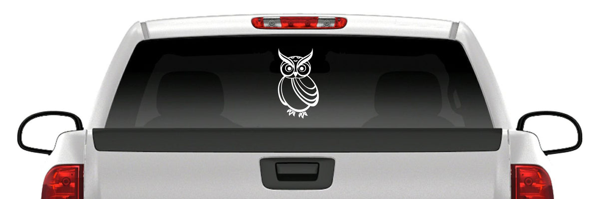 Owl Sticker Vinyl Decal Car Truck Van Window