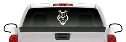 Owl Head Sticker Vinyl Decal Car Truck Van Window