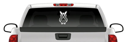 Owl Head Sticker Vinyl Decal Car Truck Van Window