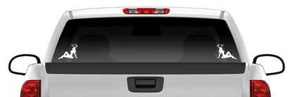 Mudflap Deer Sticker – Funny Hunting Vinyl Decal