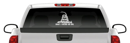 Gadsden Flag Vinyl Decal – Don’t Tread on Me Rattlesnake Sticker
