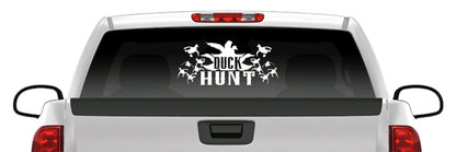 Duck Hunting Decal Mallards Landing Flock Hunter Vinyl Window Sticker