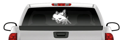 Catfish Noodling Hand Fish Vinyl Decal