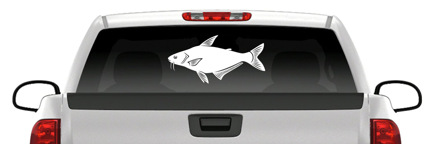 Catfish Noodling Hand Fishing Vinyl Decal