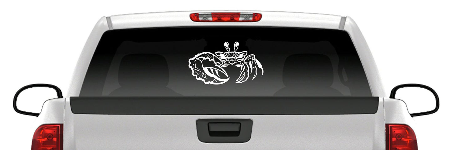 Cute Crab Vinyl Decal – Funny Ocean Sea Life Sticker