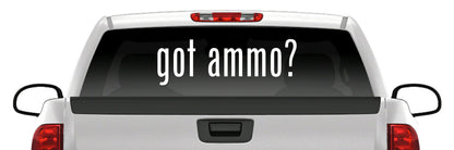 "Got Ammo?" Sticker – Tactical Military Style Vinyl Decal
