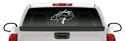 Kentucky Striped Bass Vinyl Decal – Striper / Rockfish Fishing Sticker