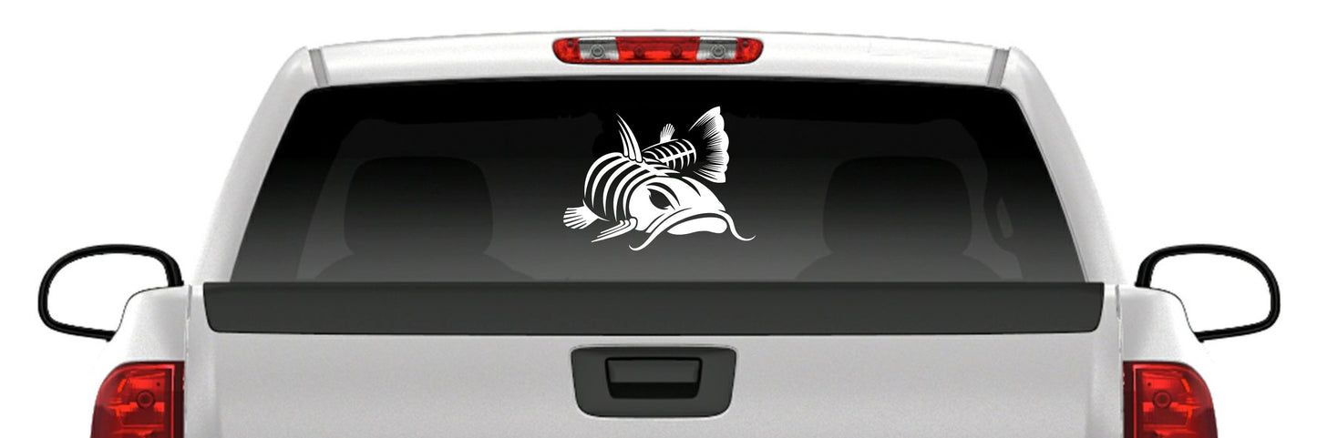 Flathead Catfish River Fishing Vinyl Decal