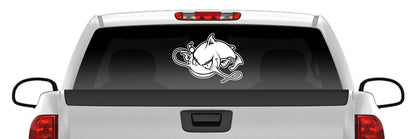 Channel Catfish Noodling Hand Fish Vinyl Decal – Fishing Sticker