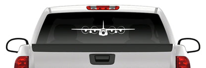 C-130 Airplane Sticker – Air Force Hercules Cargo Plane Military Vinyl Decal