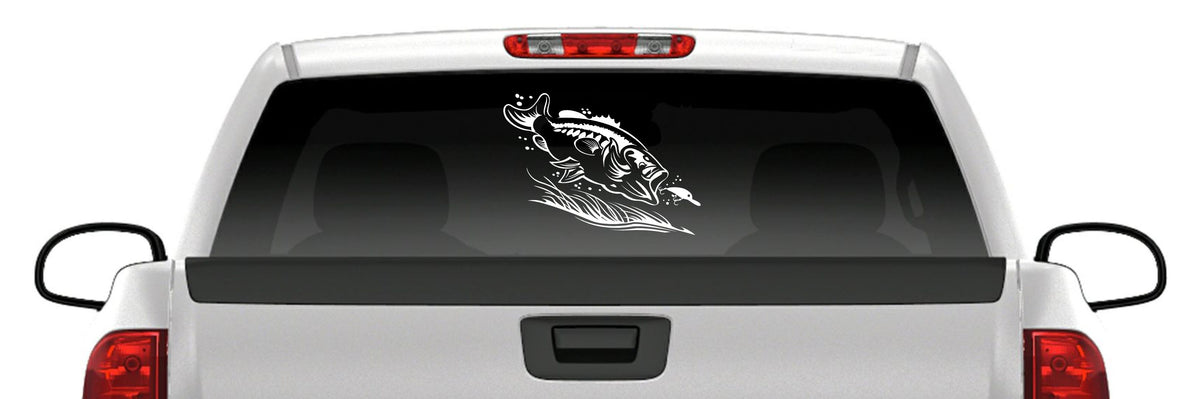 Largemouth Bass Crankbait Vinyl Decal – Fishing & Angler Sticker