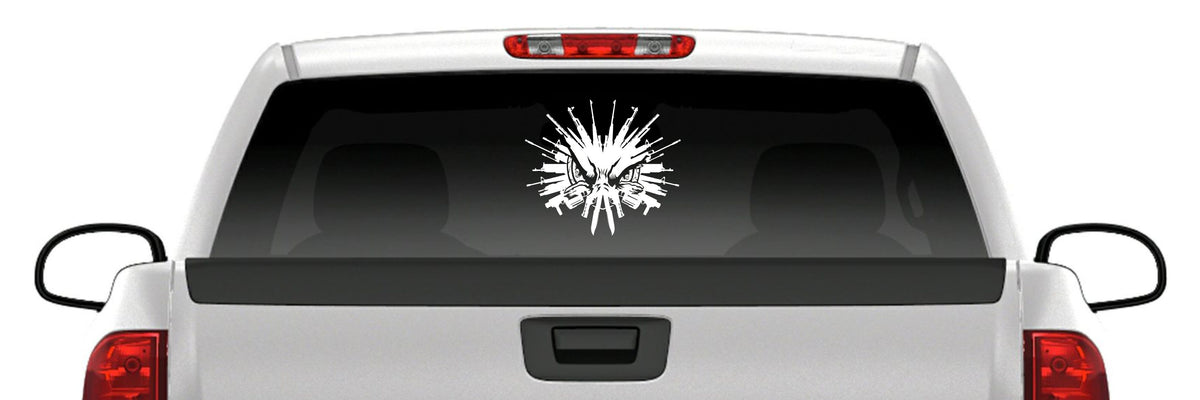 Monster Eyes Tactical Weapons Sticker Ammo 2A Rights Vinyl Window Decal