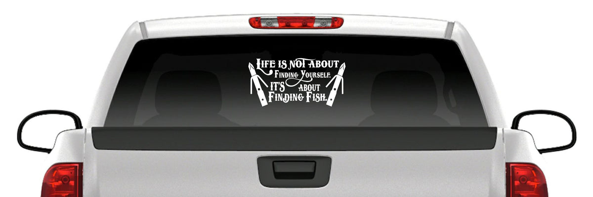 Bow Fishing Quote Sticker
