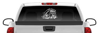 Flathead Catfish Noodling Vinyl Decal