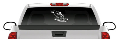 Largemouth Bass Jib Bait Vinyl Decal – Fishing & Angler Sticker