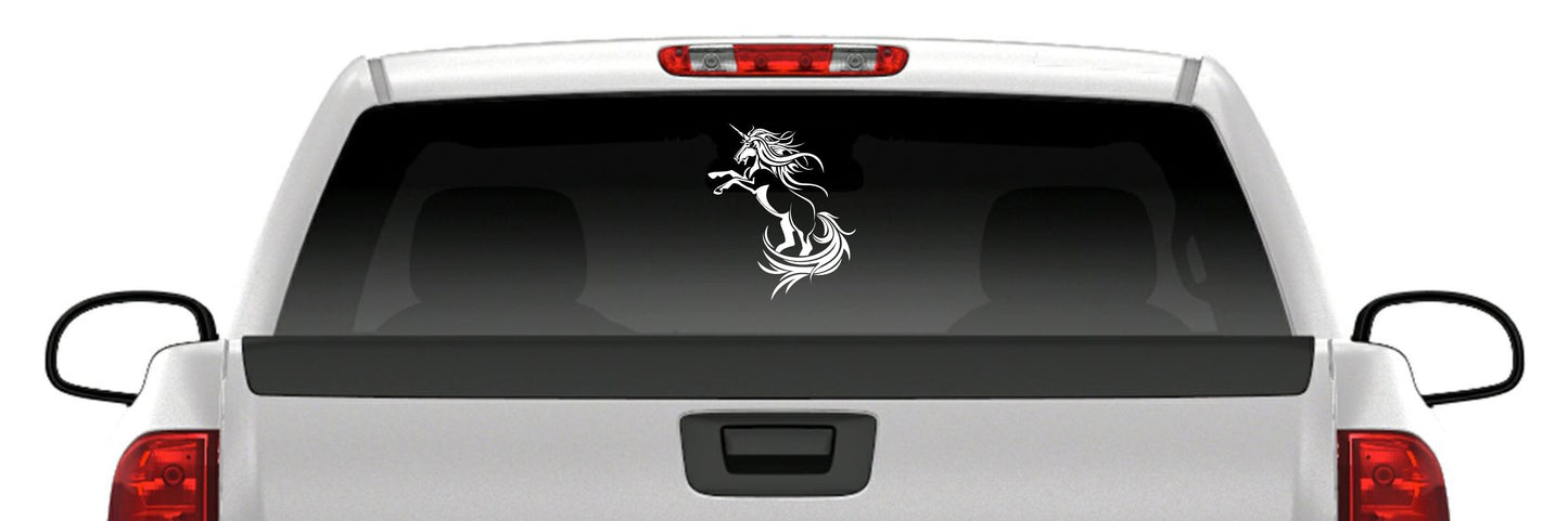 Cute Unicorn Sticker Fantasy Horse Vinyl Decal Car Truck Window