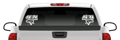 4x4 Off-Road Striper Fish Vinyl Decal