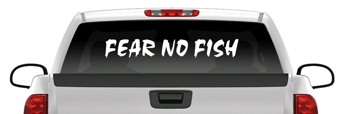 "Fear No Fish" Vinyl Decal