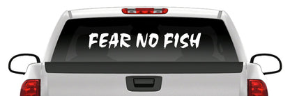 "Fear No Fish" Vinyl Decal