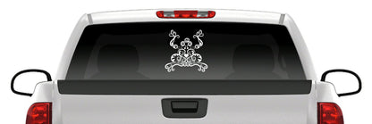 Cute Curly Heart Frog Vinyl Decal – Fun Amphibian Sticker