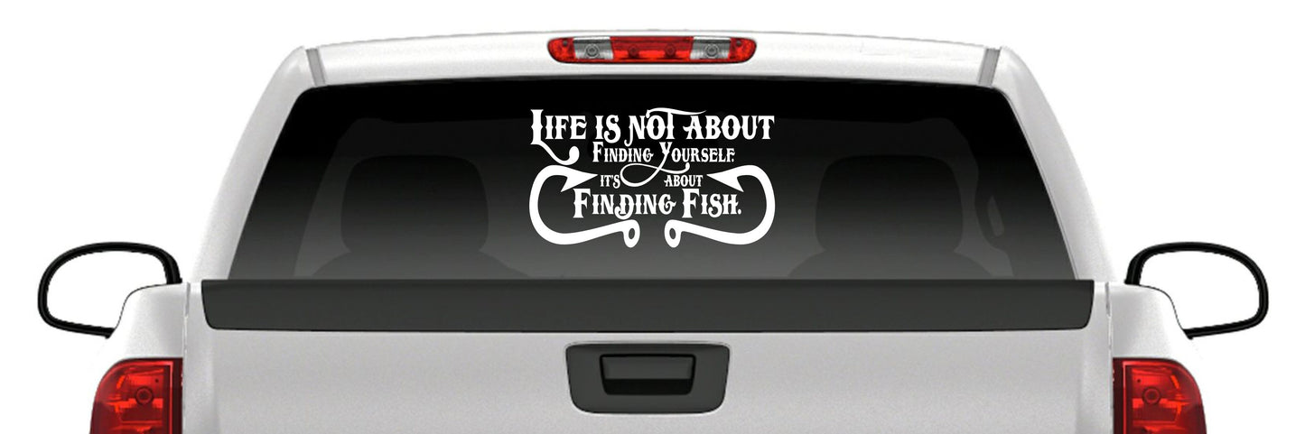 Fishing Quote Vinyl Decal