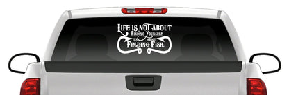 Fishing Quote Vinyl Decal